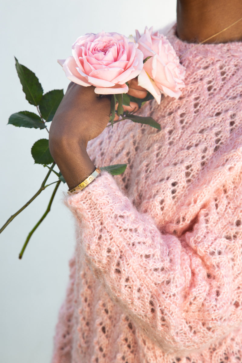 Vintage Pink Mohair Sweater