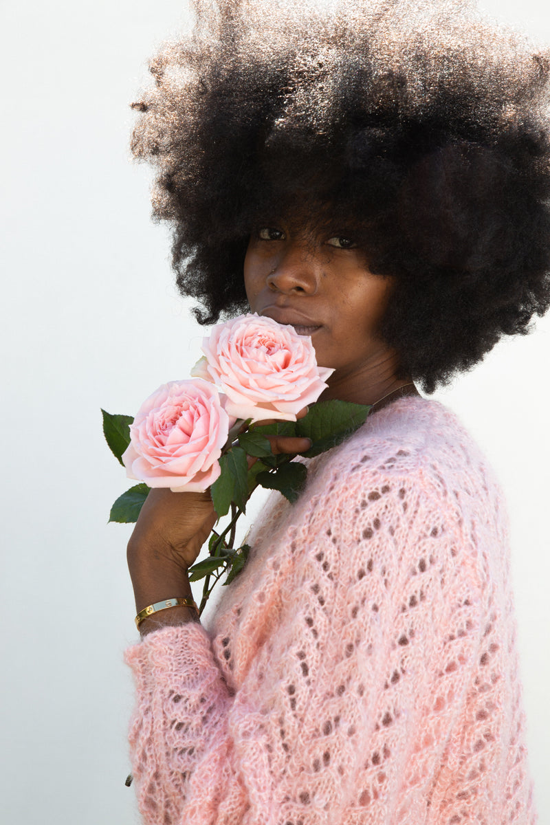 Vintage Pink Mohair Sweater