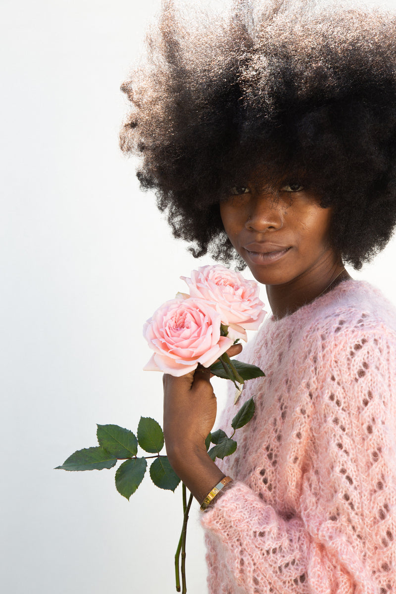 Vintage Pink Mohair Sweater
