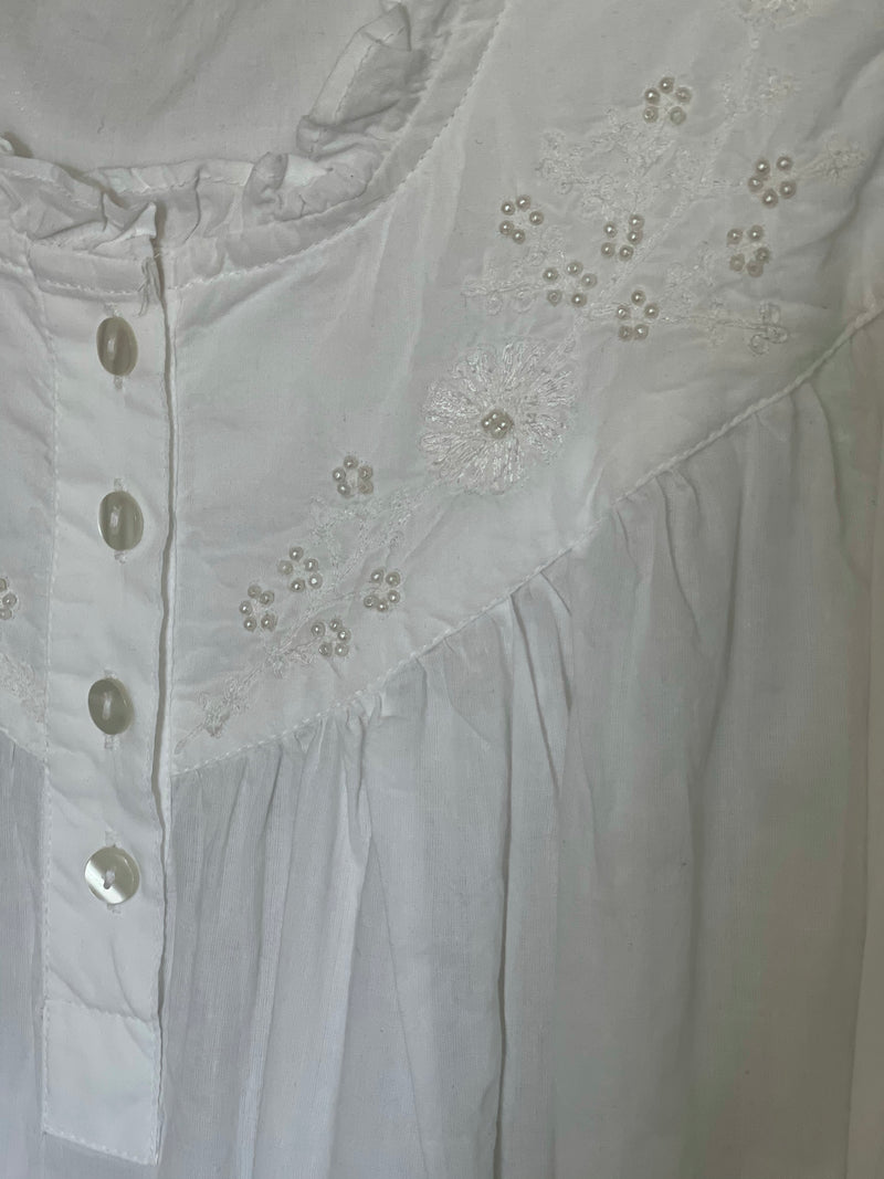 1980s Cotton Lawn Dress